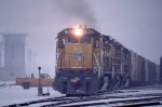 UP 9126 on a frosty day